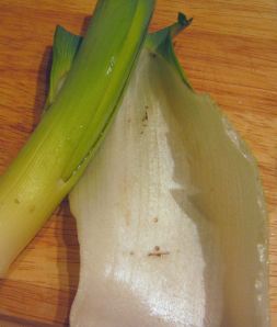 Leeks - prepping 005