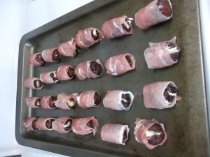Bleu Cheese Stuffed Dates Wrapped in Prosciutto 033