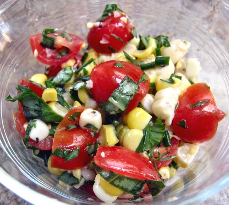 Summer Corn and Tomato Salad