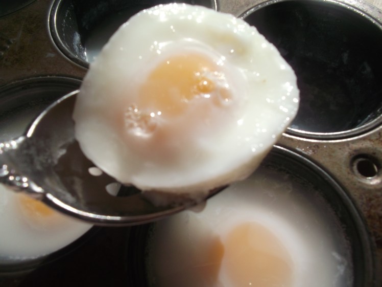 Poached eggs in oven 009